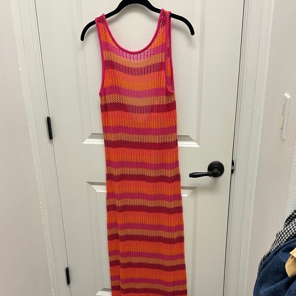 Vibrant Striped Knit Dress - Picture 1 of 1